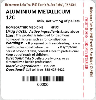Aluminium Metallicum 12c 5g (Aluminium Metallicum 12c 5g)
